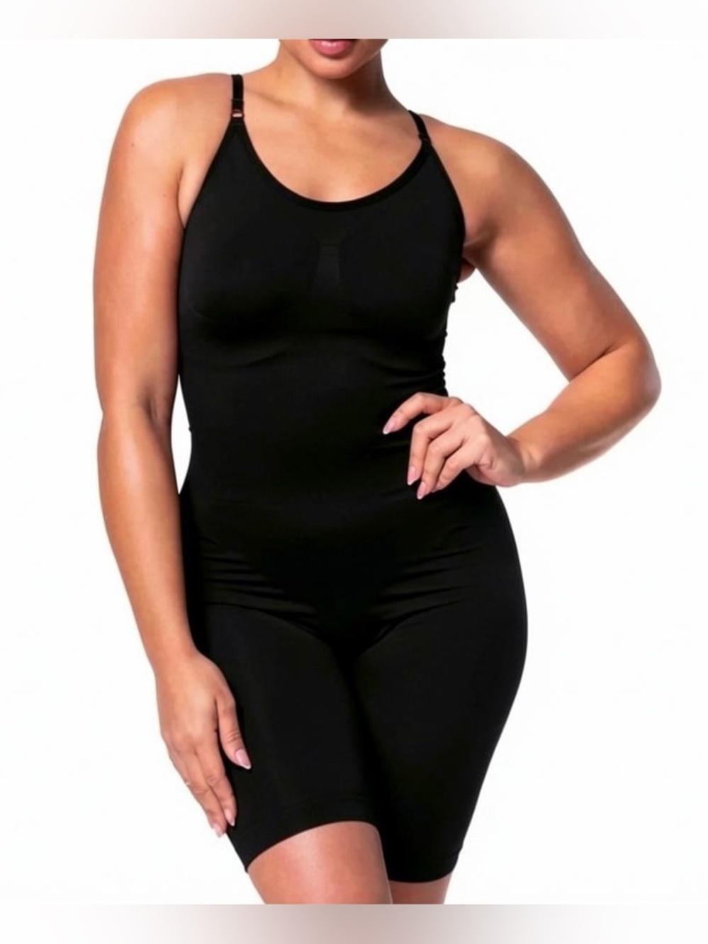 NWT - HeyShape Black Sculpting Mid-Thigh Shapewear Bodysuit Medium